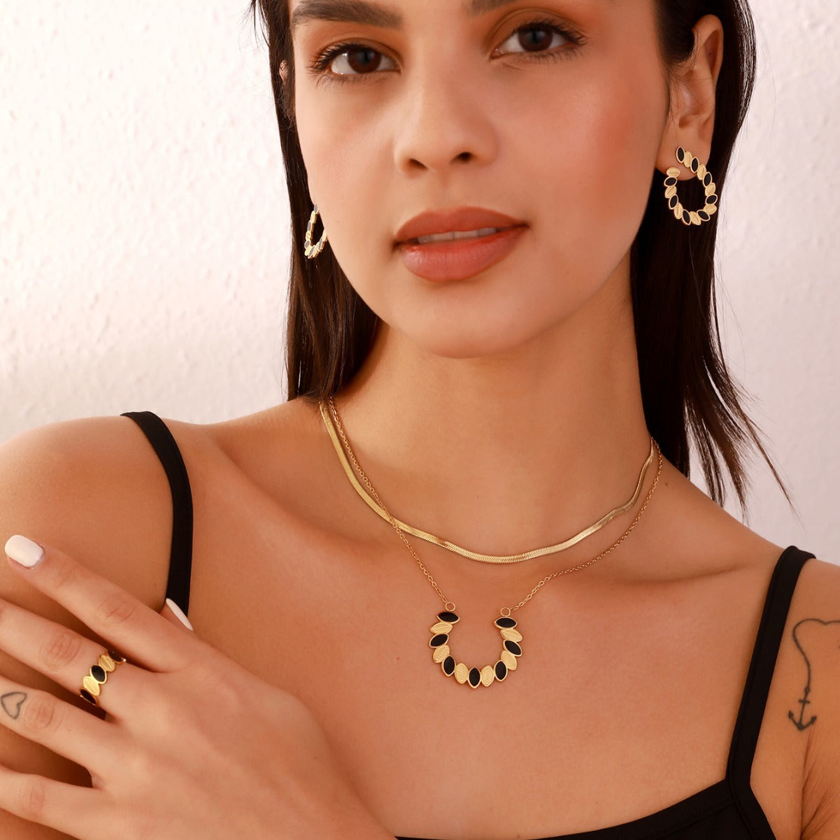 U-shape Personalization, Three-piece Jewelry Set