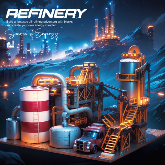 Oil Refinery - 1831pcs
