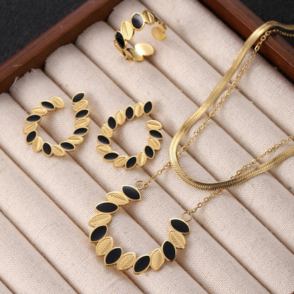 U-shape Personalization, Three-piece Jewelry Set